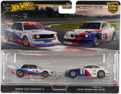 Hot Wheels Premium Car Culture 2-Pack BMW 320 Group 5 & 2001 BMW M3 GTR, JBK99