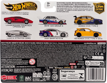 Hot Wheels Premium Car Culture 2 Pack '99 Honda Civic Type R EK9 & Spoon FL5, JBL00