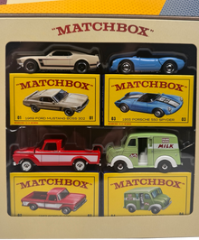 Matchbox Mattel 80Th Anniversary 4-Pack Of Die-Cast 1:64 Scale Toy Cars & Trucks With Moving Parts