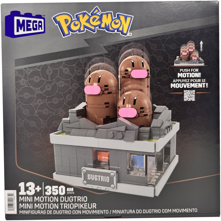 MEGA Pokémon Mini Motion Dugtrio Building Set HTH73