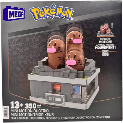 MEGA Pokémon Mini Motion Dugtrio Building Set HTH73