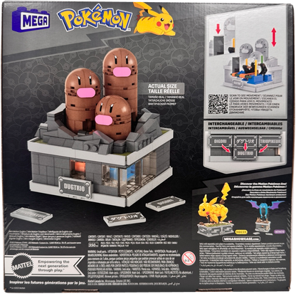 MEGA Pokémon Mini Motion Dugtrio Building Set HTH73