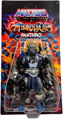 Masters of the Universe Origins & Thundercats Panthro Posable Action Figure, 1980s Crossover Toy, JMJ20