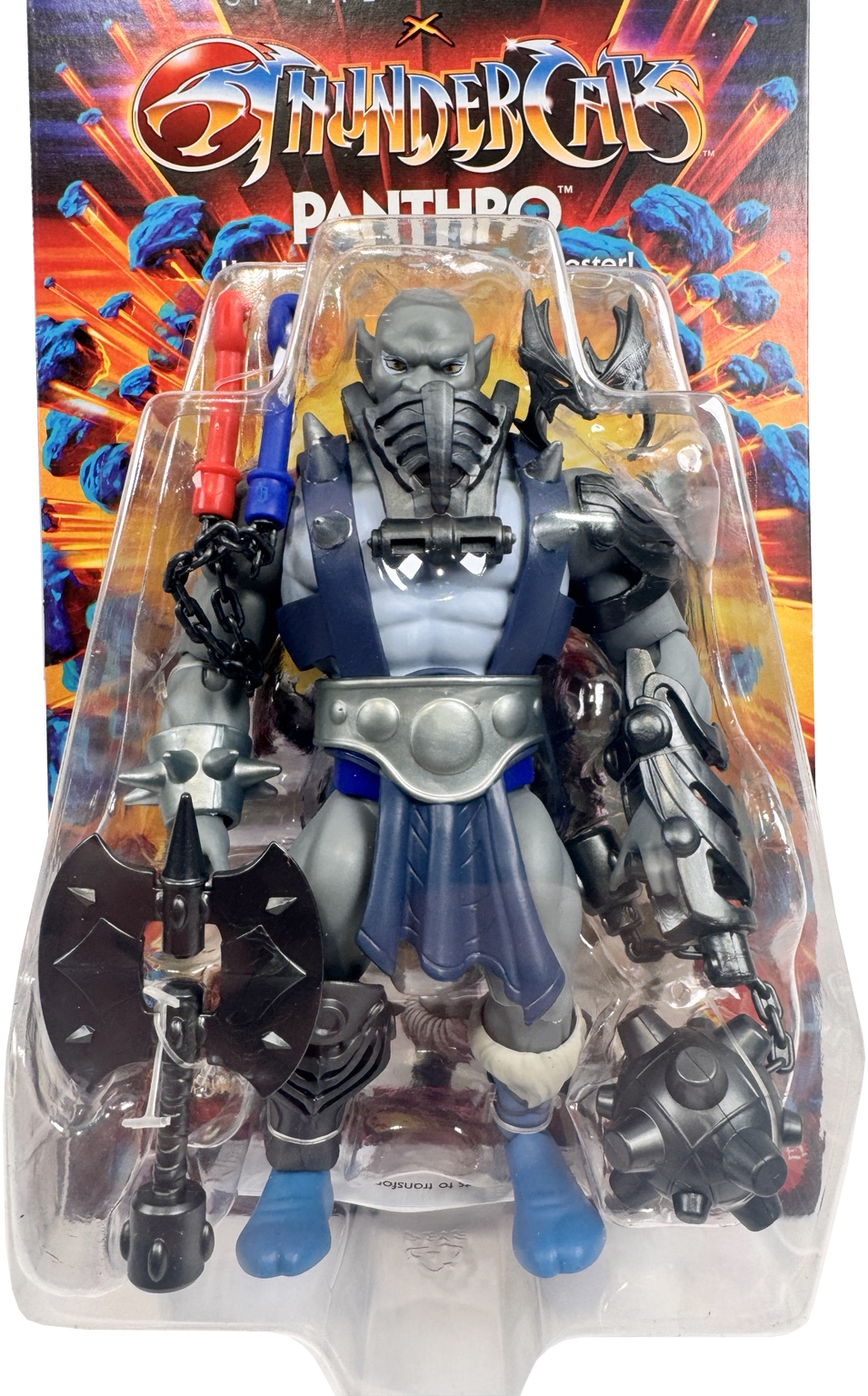 Masters of the Universe Origins & Thundercats Panthro Posable Action Figure, 1980s Crossover Toy, JMJ20