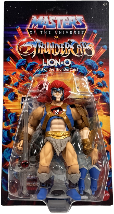 Masters of the Universe Origins & Thundercats Lion-O Action Figure, 1980s Crossover Toy, JMJ18
