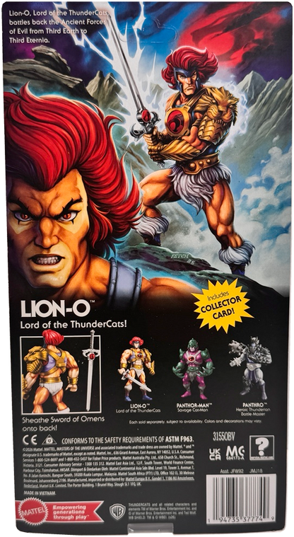 Masters of the Universe Origins & Thundercats Lion-O Action Figure, 1980s Crossover Toy, JMJ18