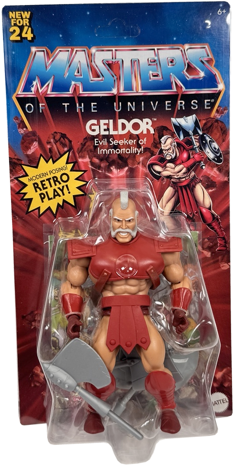 Masters of the Universe Origins Geldor Action Figure (HTM96)