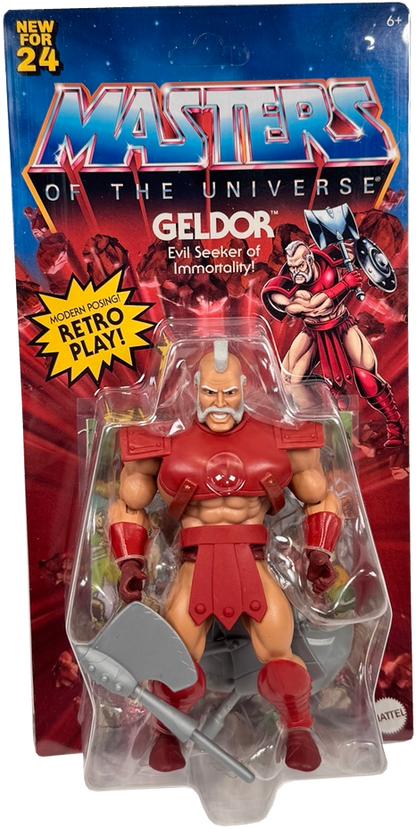 Masters of the Universe Origins Geldor Action Figure (HTM96)