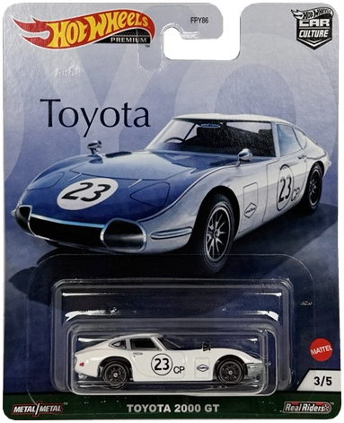 Hot Wheels Premium Car Culture Toyota 2000 GT 3/5, Real Riders