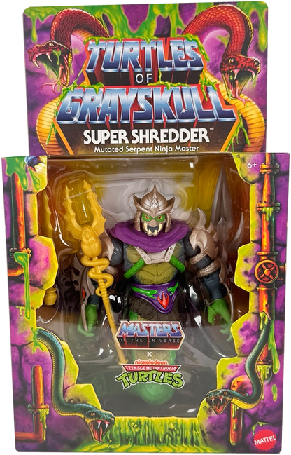 Masters of Universe Origins Turtles of Grayskull Shredder Deluxe Action Figure with Tail (HTH21-999E)