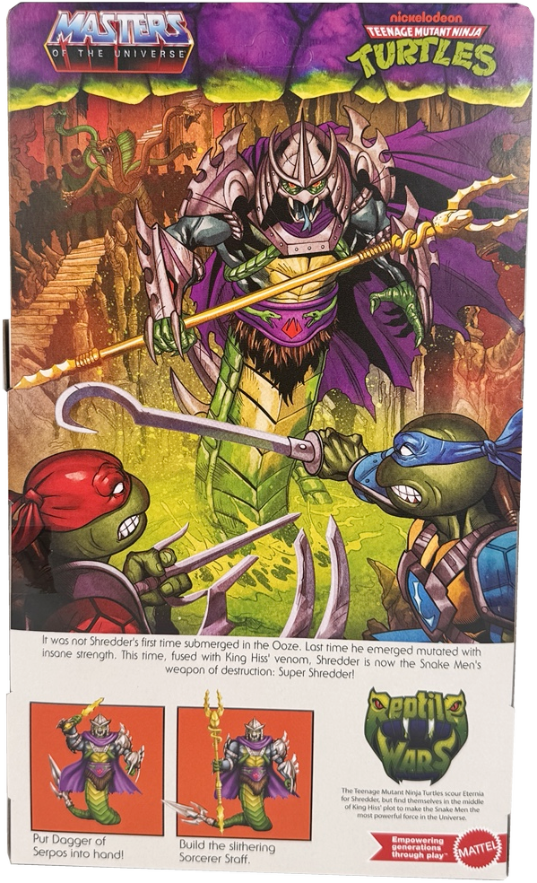 Masters of Universe Origins Turtles of Grayskull Shredder Deluxe Action Figure with Tail (HTH21-999E)