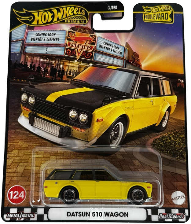 Hot Wheels Boulevard Datsun 510 Wagon [Yellow / Black], JBL21