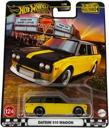 Hot Wheels Boulevard Datsun 510 Wagon [Yellow / Black], JBL21