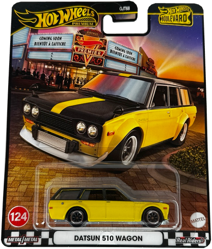 Hot Wheels Boulevard Datsun 510 Wagon [Yellow / Black], JBL21