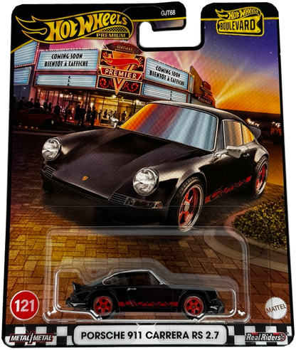 Hot Wheels Boulevard Porsche 911 Carrera RS 2.7 #121 [Black], JBL19