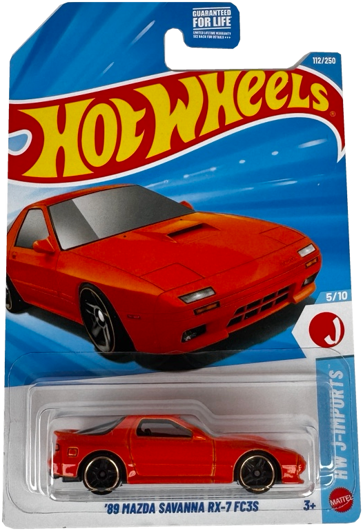 Hot Wheels '89 Mazda Savanna RX-7 FC3S [Orange], HW J-Imports 5/10, 112/250