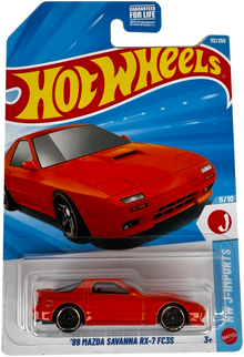 Hot Wheels '89 Mazda Savanna RX-7 FC3S [Orange], HW J-Imports 5/10, 112/250