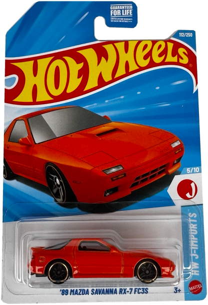 Hot Wheels '89 Mazda Savanna RX-7 FC3S [Orange], HW J-Imports 5/10, 112/250
