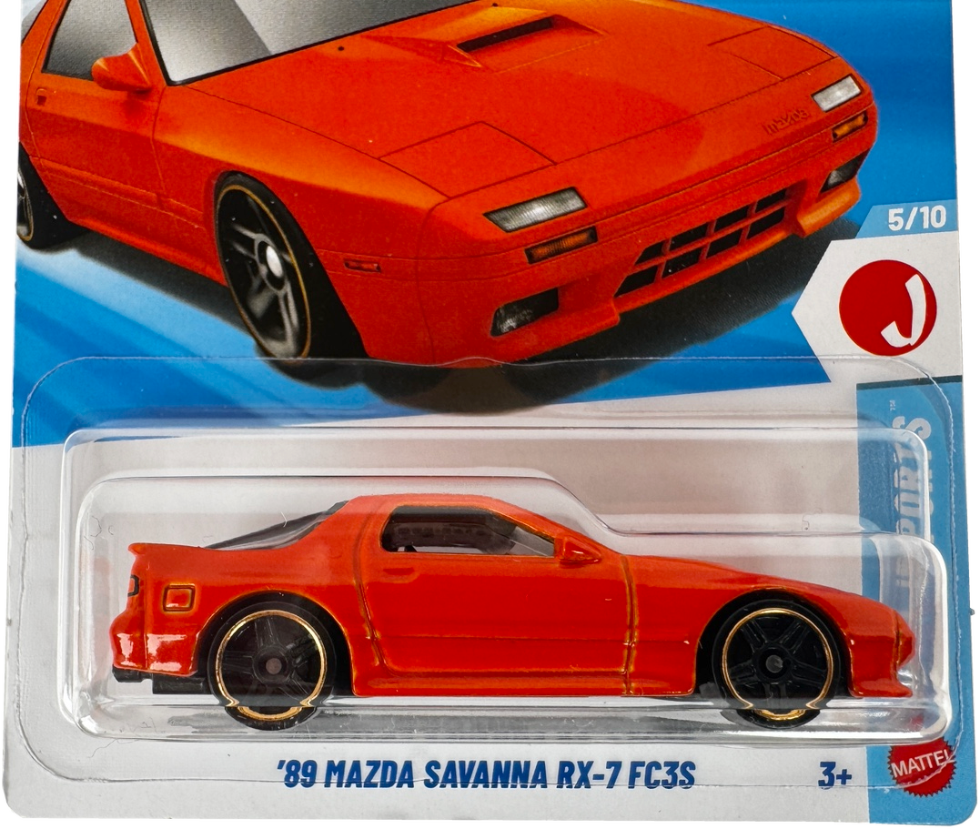 Hot Wheels '89 Mazda Savanna RX-7 FC3S [Orange], HW J-Imports 5/10, 112/250