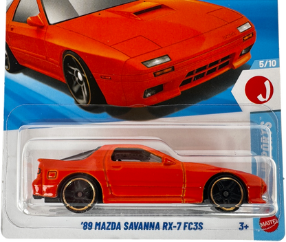 Hot Wheels '89 Mazda Savanna RX-7 FC3S [Orange], HW J-Imports 5/10, 112/250