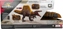 Jurassic World Rebirth Tail Thrasher Spinosaurus Dinosaur Action Figure with 2 Attack Moves, JGB57