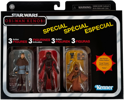 Star Wars The Vintage Collection OBI-Wan Kenobi Multipack Toys, 3.75-Inch-Scale Action Figures, Kids 4 and Up