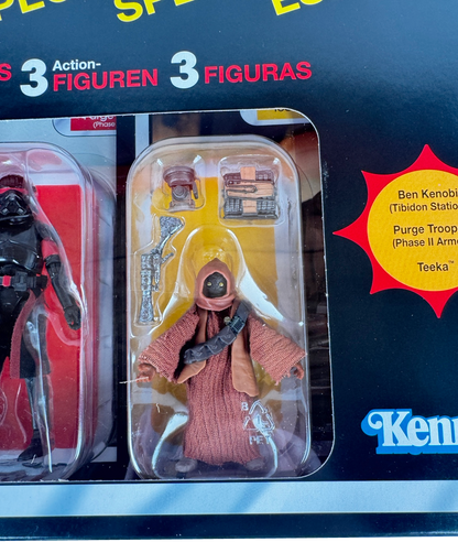 Star Wars The Vintage Collection OBI-Wan Kenobi Multipack Toys, 3.75-Inch-Scale Action Figures, Kids 4 and Up