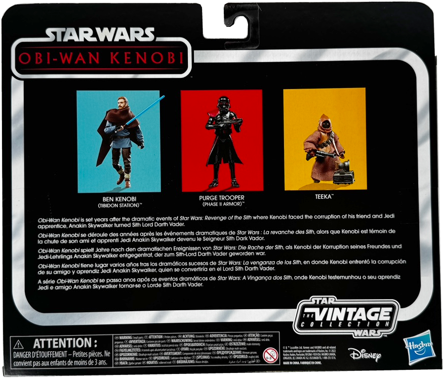 Star Wars The Vintage Collection OBI-Wan Kenobi Multipack Toys, 3.75-Inch-Scale Action Figures, Kids 4 and Up