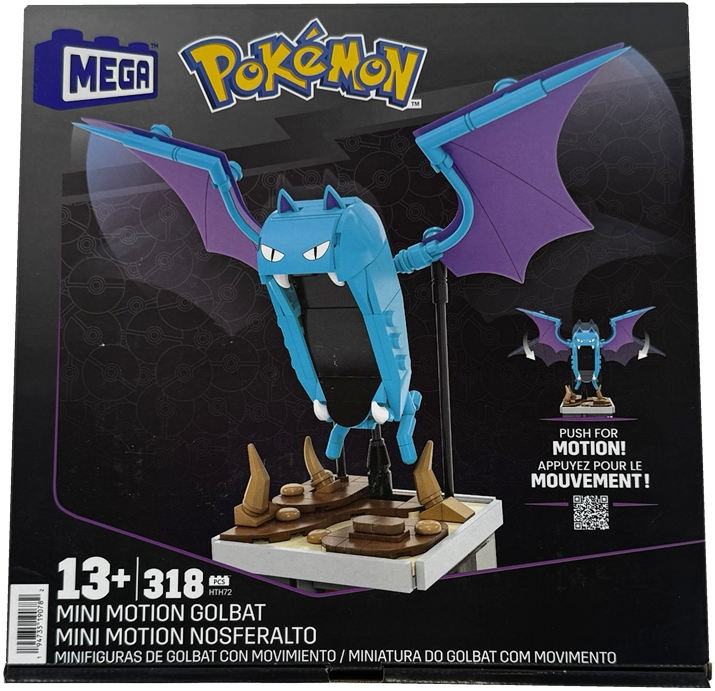 MEGA Pokémon Building Toys Set Mini Motion Golbat (HTH72)