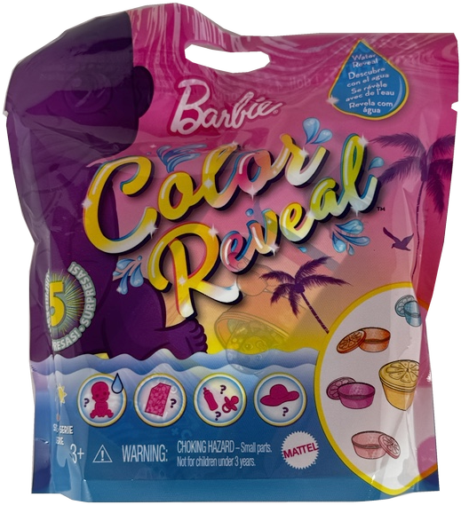 Barbie Color Reveal Baby Dolls – Sand & Sun Series (GTT12) - Complete Set of 5
