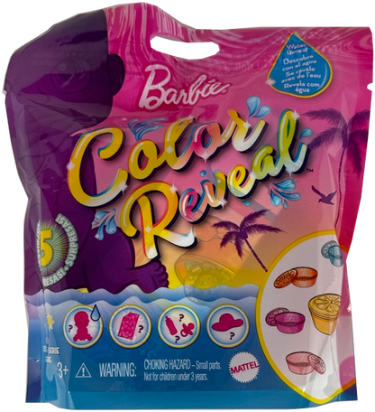 Barbie Color Reveal Baby Dolls – Sand & Sun Series (GTT12) - Complete Set of 5
