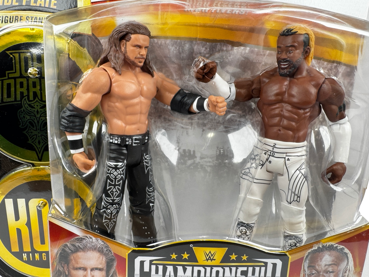 WWE John Morrison vs Kofi Kingston Championship Showdown 2-Pack 6-in Action Figures, GVJ22