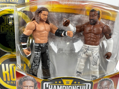 WWE John Morrison vs Kofi Kingston Championship Showdown 2-Pack 6-in Action Figures, GVJ22