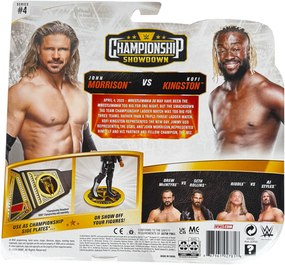 WWE John Morrison vs Kofi Kingston Championship Showdown 2-Pack 6-in Action Figures, GVJ22