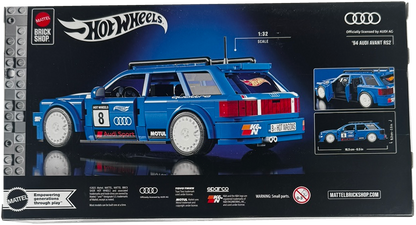 Mattel Brick Shop Hot Wheels '94 Audi Avant RS2 Building Kit, JGR28