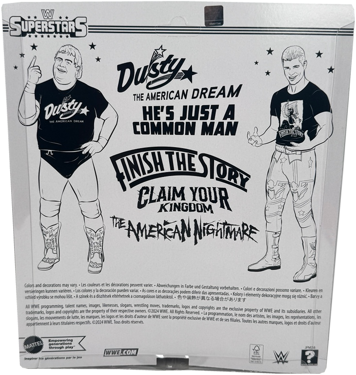 WWE Superstars Cody Rhodes and Dusty Rhodes 2-Pack, JFM38