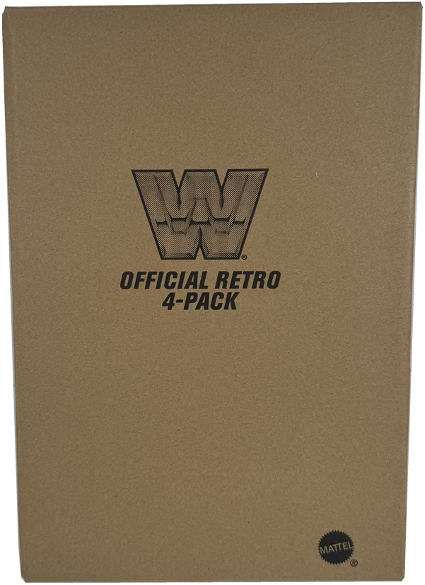 WWE Retro Action Figure 4-Pack Bundle: Lex Luger, Greg "The Hammer" Valentine, Doink the Clown, and Tugboat, HMC57