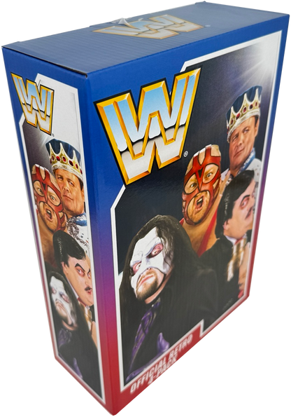 WWE Retro Action Figures 4-Pack Bundle: Undertaker, Paul Bearer, Vader, and Jerry “The King” Lawler™, HMC58