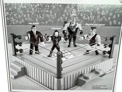 WWE Retro Action Figures 4-Pack Bundle: Undertaker, Paul Bearer, Vader, and Jerry “The King” Lawler™, HMC58