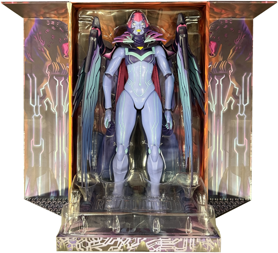 Masters of the Universe Masterverse Motherboard Action Figure in Open Display Box.