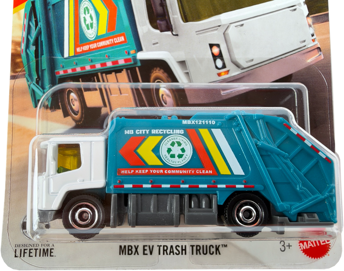 2026 Matchbox MBX EV Trash Truck, 106/125, JHM49