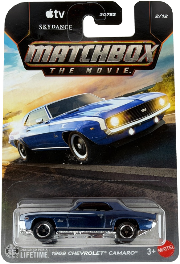 2026 Matchbox The Movie 1969 Chevrolet Camaro [Blue], 2/12, JKH29