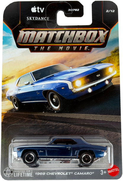 2026 Matchbox The Movie 1969 Chevrolet Camaro [Blue], 2/12, JKH29