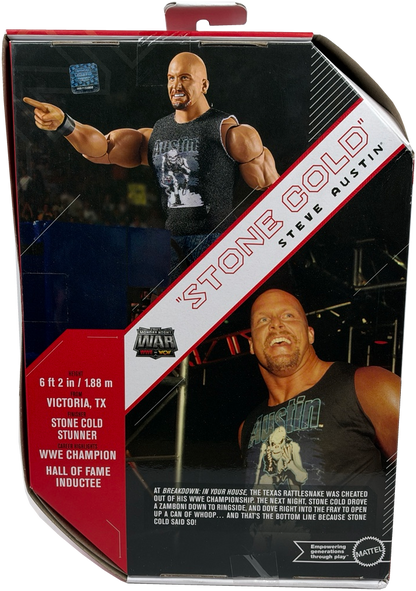 WWE Ultimate Edition Monday Night War "Stone Cold" Steve Austin Figure, JCK29