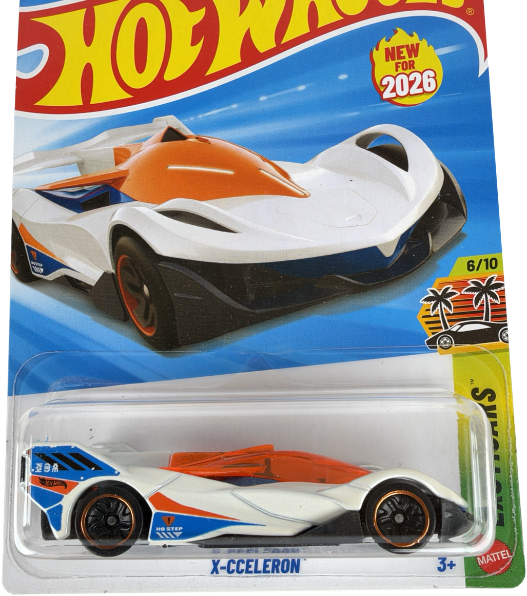 2026 Hot Wheels X-cceleron, Exotics 6/10, 75/260, JJH43
