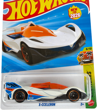 2026 Hot Wheels X-cceleron, Exotics 6/10, 75/260, JJH43
