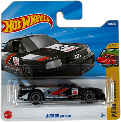 Hot Wheels Audi 90 Quattro, Peak Pursuit 2/10, 199/250, JBC04 - Short Card (Copy)