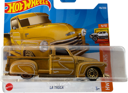 Hot Wheels La Troca [Gold], HW Hot Trucks 9/10, 116/250, HCV95 - Short Card