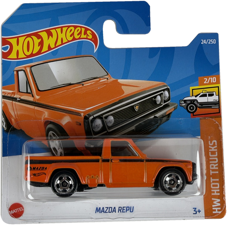Hot Wheels Mazda Repu [Orange], HW Hot Trucks 2/10, 24/250, HCV58 - Short Card