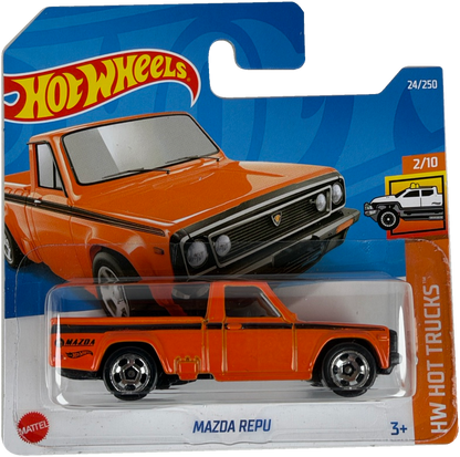 Hot Wheels Mazda Repu [Orange], HW Hot Trucks 2/10, 24/250, HCV58 - Short Card